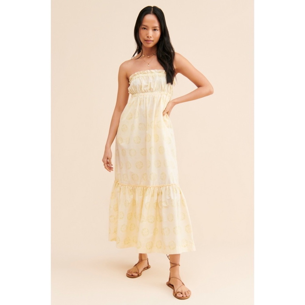 Free People Leanna Tub Dress in Ivory NWT SZ XL - Picture 6 of 12